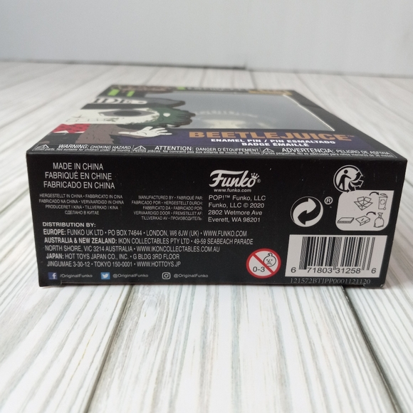 Funko Pop Horror Series Beetlejuice Enamel Pin #04 - Picture 5 of 7